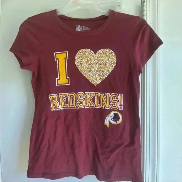 NFL women’s I heart Redskins tee size Medium - Picture 1 of 3